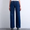 Jeans Tscolumn à taille mi-haute et coupe classique