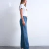 Jeans Tsember à taille basse et coupe large