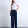 Jeans Tsember à taille basse et coupe large