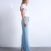 Jeans Tsember à taille basse et coupe large