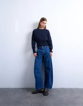 Jeans Tsemma taille haute coupe Barrel Fit