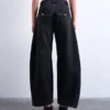 Jeans Tsemma taille haute coupe Barrel Fit