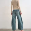 Jeans Tsemma taille haute coupe Barrel Fit