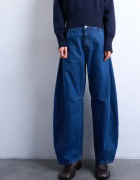 Jeans Tsemma taille haute coupe Barrel Fit