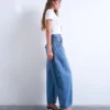 Jeans Tsemma taille haute coupe Barrel Fit
