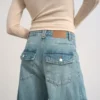 Jeans Tsemma taille haute coupe Barrel Fit