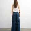 Jeans Tseva à taille mi-haute et coupe large