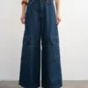 Jeans Tseva à taille mi-haute et coupe large