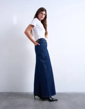 Jeans Tshorizon à taille mi-haute et coupe large