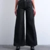 Jeans Tshorizon à taille mi-haute et coupe large