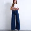 Jeans Tshorizon à taille mi-haute et coupe large