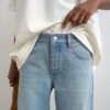 Jeans Tshorizon à taille mi-haute et coupe large