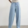 Jeans Tslowrie taille basse, coupe ample
