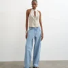 Jeans Tslowrie taille basse, coupe ample