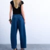 Jeans Tsmari à taille haute et coupe large
