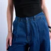 Jeans Tsmari à taille haute et coupe large
