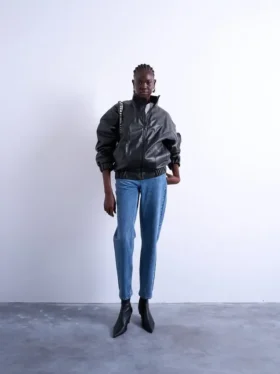 Jeans Tsoriginal à taille haute et coupe « Mom Fit »