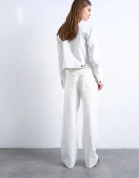 Jeans Tssimone à taille mi-haute et coupe classique
