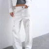 Jeans Tssimone à taille mi-haute et coupe classique