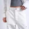 Jeans Tssimone à taille mi-haute et coupe classique