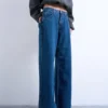 Jeans Tssofie taille basse, coupe classique