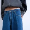 Jeans Tssofie taille basse, coupe classique