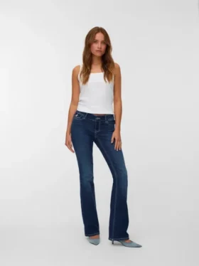 Jeans évasé taille basse Vmhelena