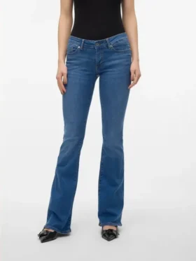 Jeans évasé taille basse Vmsigi