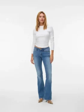 Jeans évasé taille basse Vmsigi