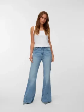 Jeans évasé taille haute Vmindia