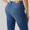 Jeans évasé taille haute Vmselina