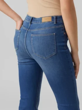 Jeans évasé taille haute Vmselina