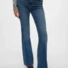 Jeans évasé taille haute Vmselina