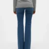 Jeans évasé taille haute Vmselina