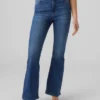 Jeans évasé taille haute Vmselina