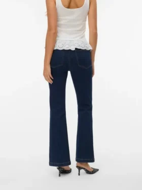 Jeans évasé taille haute Vmtanna