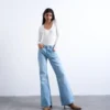 Jeans évasé taille mi-haute Tsmarie