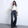 Jeans évasé taille mi-haute Tsmarie