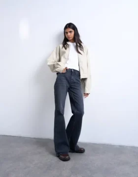 Jeans évasé taille mi-haute Tsmarie