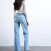 Jeans évasé taille mi-haute Tsmarie