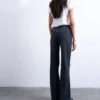 Jeans évasé taille mi-haute Tsmarie