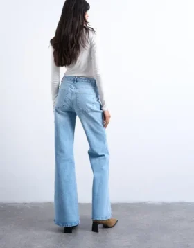 Jeans évasé taille mi-haute Tsmarie