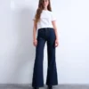 Jeans évasé taille mi-haute Tsmarie