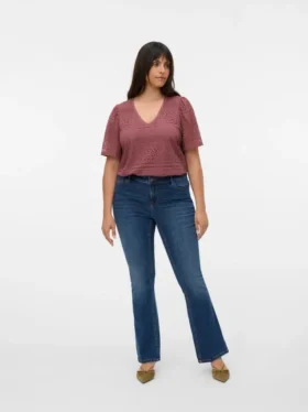 Jeans évasé taille mi-haute Vmcflash