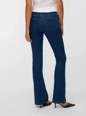 Jeans évasé taille mi-haute Vmelly
