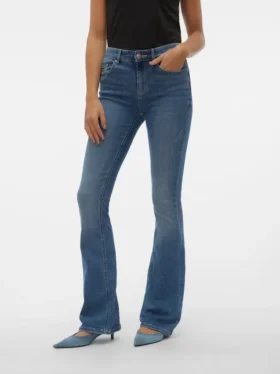 Jeans évasé taille mi-haute Vmflash