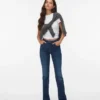 Jeans évasé taille mi-haute Vmflash