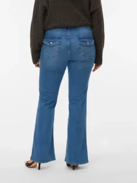 Jeans évasé taille mi-haute Vmflash