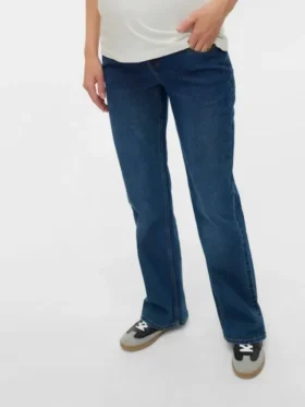 Jeans évasés à taille mi-haute et coupe bootcut