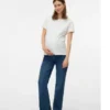 Jeans évasés à taille mi-haute et coupe bootcut